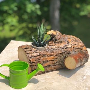 Decorative Wooden Plant Holder